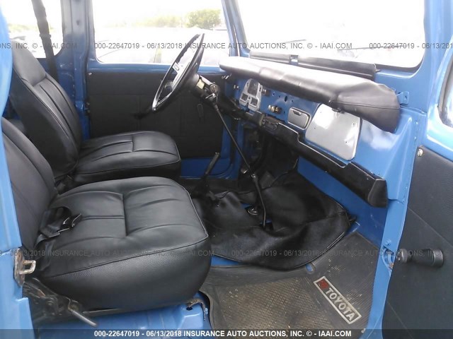 FJ40921380 - 1980 TOYOTA LAND CRUISER FJ40 BLUE photo 5