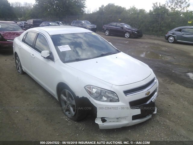 1G1ZC5E18BF305008 - 2011 CHEVROLET MALIBU 1LT WHITE photo 1