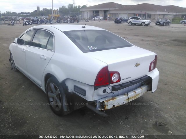 1G1ZC5E18BF305008 - 2011 CHEVROLET MALIBU 1LT WHITE photo 3