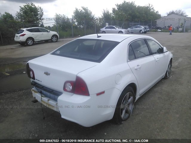 1G1ZC5E18BF305008 - 2011 CHEVROLET MALIBU 1LT WHITE photo 4