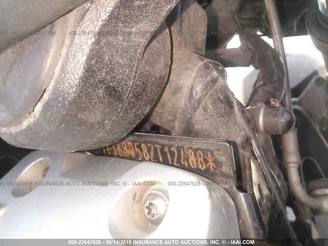 WB10388058ZT12488 - 2008 BMW R1200 RT WHITE photo 10