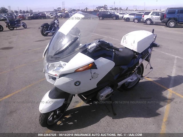 WB10388058ZT12488 - 2008 BMW R1200 RT WHITE photo 2
