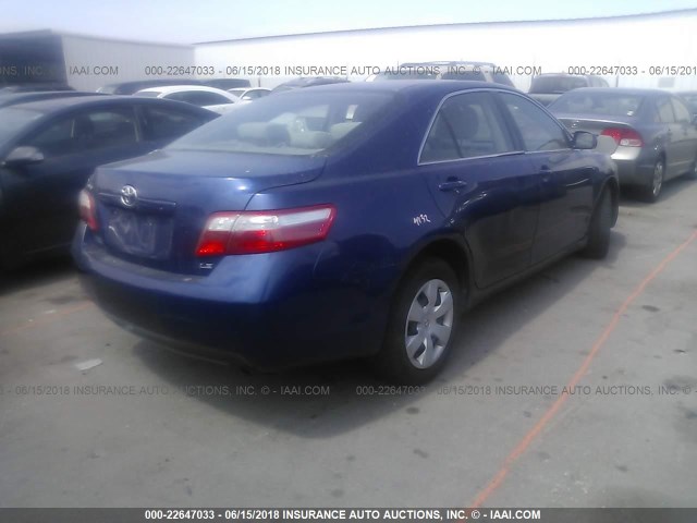 4T4BE46K59R063368 - 2009 TOYOTA CAMRY SE/LE/XLE ლურჯი ფოტო 4