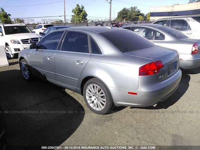 WAUAF78E46A084044 - 2006 AUDI A4 2/TURBO GRAY photo 3