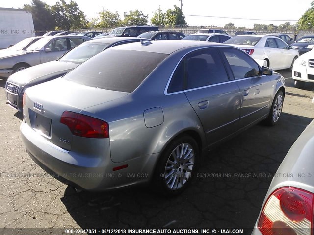 WAUAF78E46A084044 - 2006 AUDI A4 2/TURBO GRAY photo 4