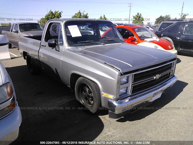 1GCDC14H6BZ123251 - 1981 CHEVROLET C10 GRAY photo 1