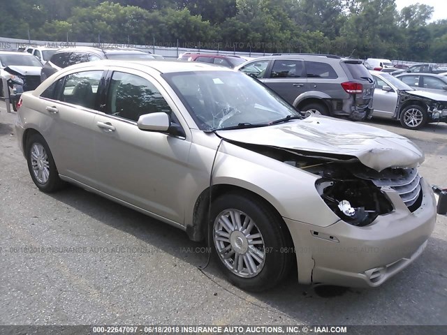 1C3LC56K38N214459 - 2008 CHRYSLER SEBRING TOURING GOLD photo 1