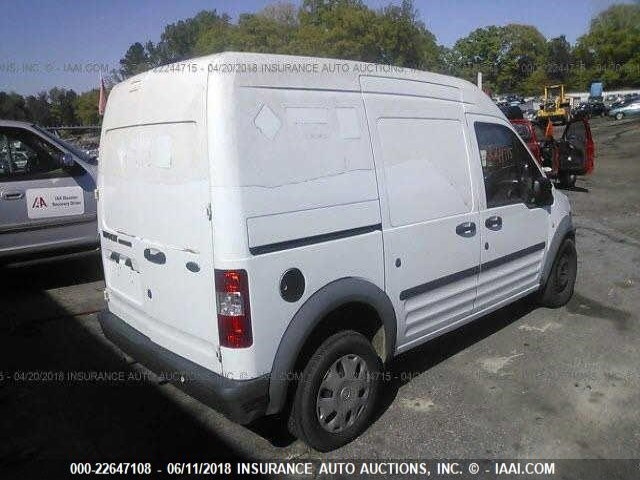 NM0LS7AN0DT154395 - 2013 FORD TRANSIT CONNECT  WHITE photo 4