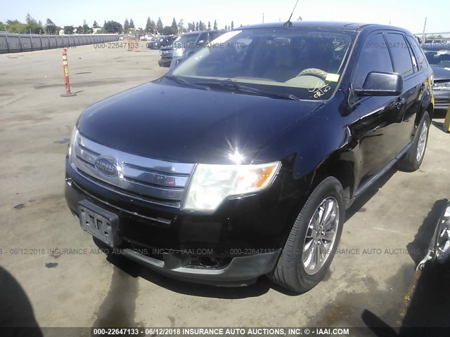 2FMDK39C67BB44666 - 2007 FORD EDGE SEL PLUS BLACK photo 2