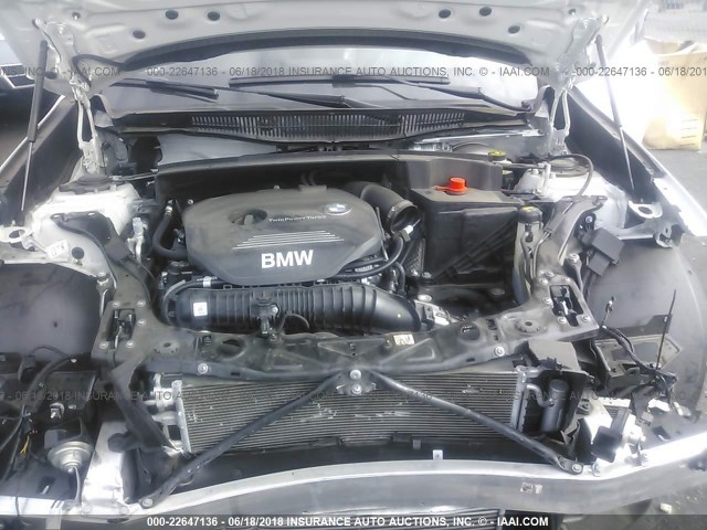 WBXHU7C32H5H34780 - 2017 BMW X1 SDRIVE28I WHITE photo 10