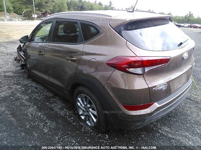 KM8J3CA21GU141901 - 2016 HYUNDAI TUCSON LIMITED/SPORT AND ECO/SE BROWN photo 3