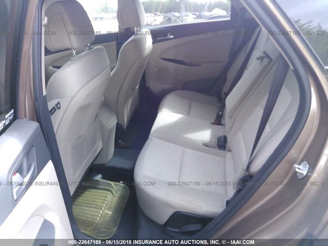 KM8J3CA21GU141901 - 2016 HYUNDAI TUCSON LIMITED/SPORT AND ECO/SE BROWN photo 8