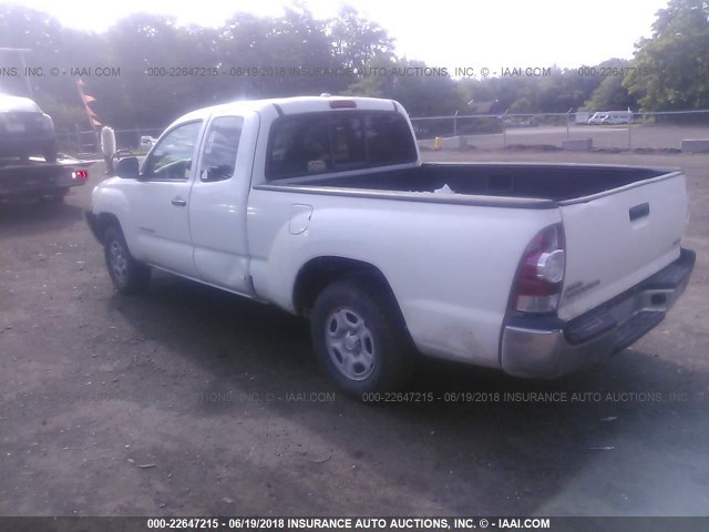 5TETX4CN1AZ687627 - 2010 TOYOTA TACOMA ACCESS CAB Weiß Foto 3