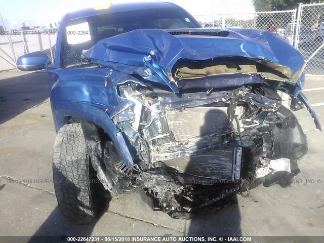 5TFAZ5CN5GX011527 - 2016 TOYOTA TACOMA DBL CAB/SR5/TRD SPORT/OR BLUE photo 6
