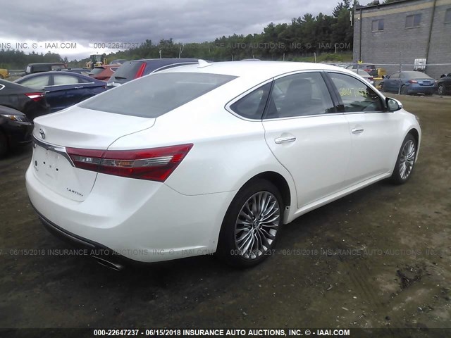 4T1BK1EB5GU228030 - 2016 TOYOTA AVALON XLE PLUS/PREMIUM/TOUR/LTD WHITE photo 4