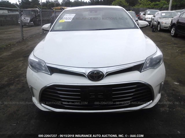 4T1BK1EB5GU228030 - 2016 TOYOTA AVALON XLE PLUS/PREMIUM/TOUR/LTD WHITE photo 6