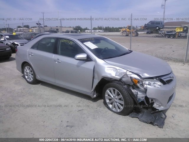 4T4BF1FK2DR312875 - 2013 TOYOTA CAMRY L/SE/LE/XLE SILVER photo 1