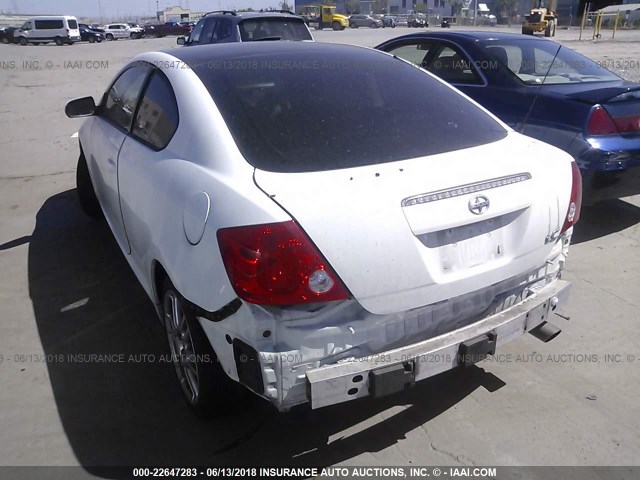 JTKDE177X50023880 - 2005 TOYOTA SCION TC თეთრი ფოტო 3