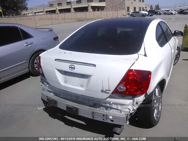 JTKDE177X50023880 - 2005 TOYOTA SCION TC თეთრი ფოტო 4