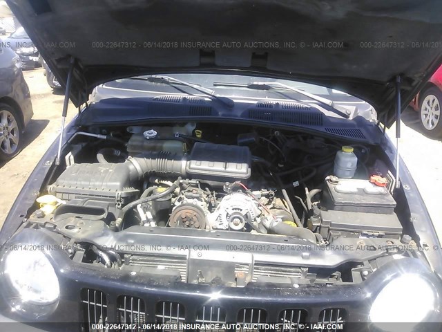 1J4GL48K43W671508 - 2003 JEEP LIBERTY SPORT/FREEDOM შავი ფოტო 10