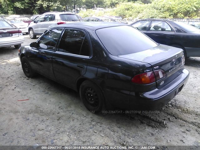 2T1BR12E9XC102538 - 1999 TOYOTA COROLLA VE/CE/LE BLACK photo 3