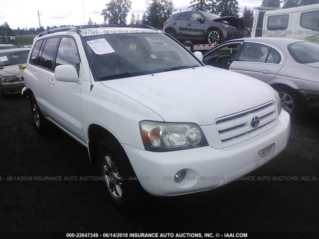 JTEHP21A570189347 - 2007 TOYOTA HIGHLANDER SPORT WHITE photo 1