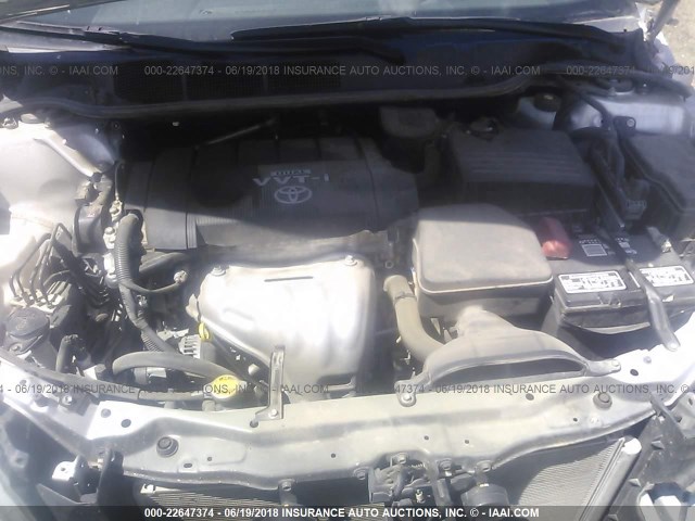 4T3BA3BB4AU009481 - 2010 TOYOTA VENZA SILVER photo 10