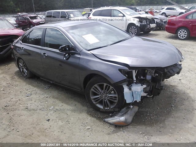 4T1BF1FK1HU443019 - 2017 TOYOTA CAMRY LE/XLE/SE/XSE GRAY photo 1