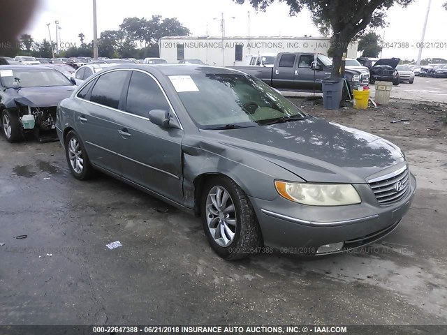 KMHFC46F96A118180 - 2006 HYUNDAI AZERA SE/LIMITED GRAY photo 1