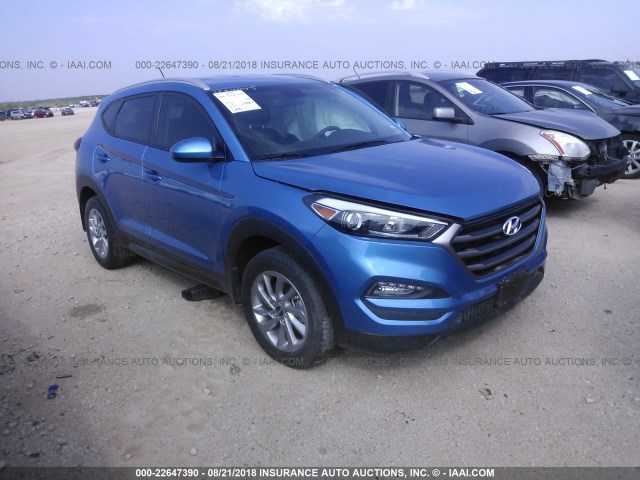KM8J33A40GU209557 - 2016 HYUNDAI TUCSON LIMITED/SPORT AND ECO/SE BLUE photo 1