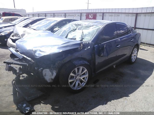 1G11J5SX7DF216433 - 2013 CHEVROLET MALIBU LTZ 灰色 照片 2