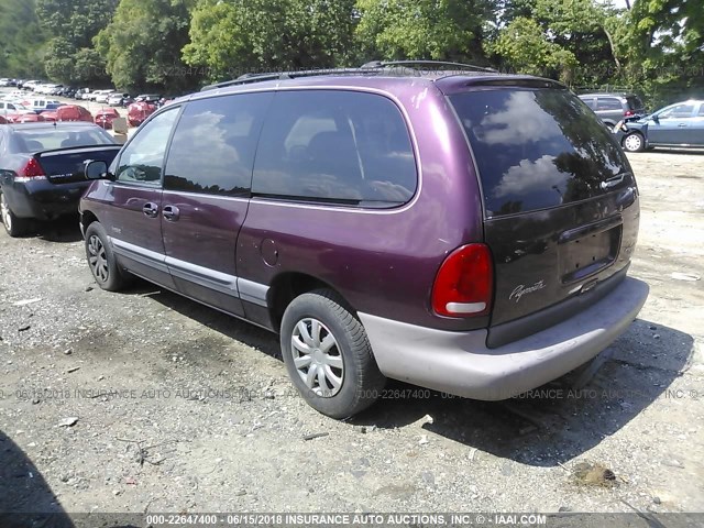 2P4GP44RXWR688125 - 1998 PLYMOUTH GRAND VOYAGER SE/EXPRESSO BURGUNDY photo 3