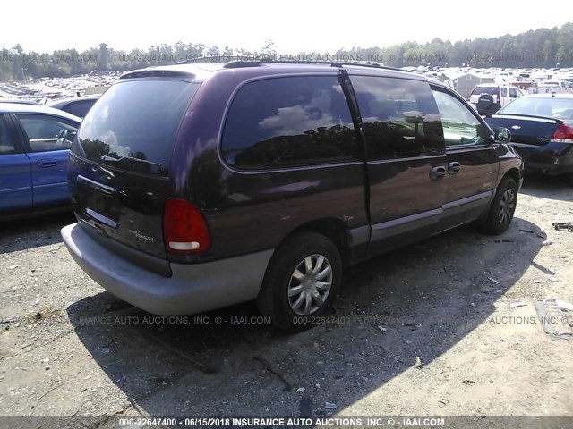 2P4GP44RXWR688125 - 1998 PLYMOUTH GRAND VOYAGER SE/EXPRESSO BURGUNDY photo 4