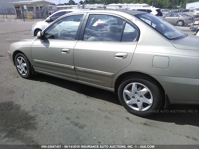 KMHDN46D35U150832 - 2005 HYUNDAI ELANTRA GLS/GT SILVER photo 6