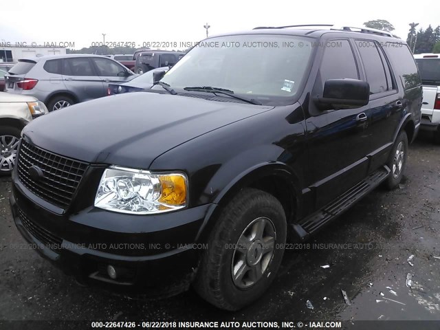 1FMFU20525LA07412 - 2005 FORD EXPEDITION LIMITED BLACK photo 2