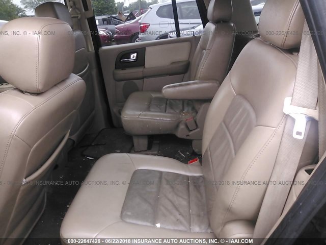 1FMFU20525LA07412 - 2005 FORD EXPEDITION LIMITED BLACK photo 8