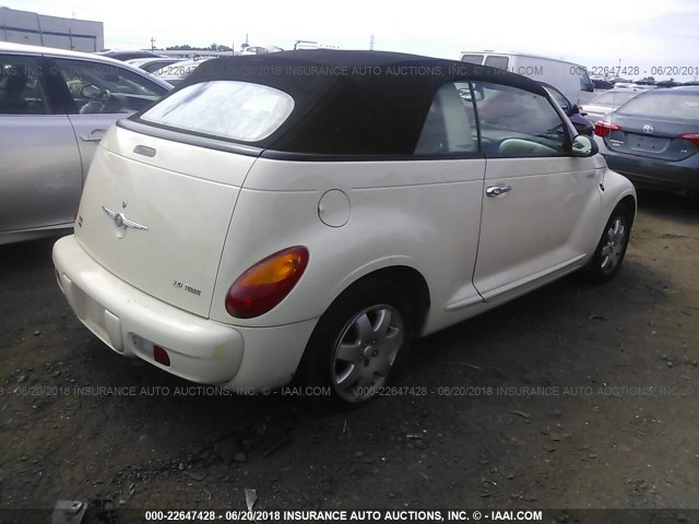 3C3EY55E45T301790 - 2005 CHRYSLER PT CRUISER TOURING WHITE photo 4