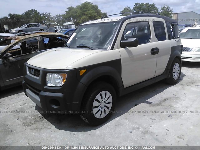 5J6YH18395L007481 - 2005 HONDA ELEMENT LX TAN photo 2