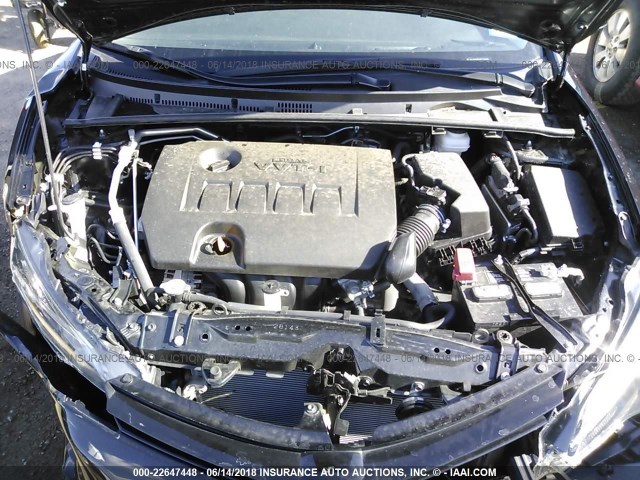 5YFBURHE6HP703539 - 2017 TOYOTA COROLLA L/LE/XLE/SE/XSE შავი ფოტო 10