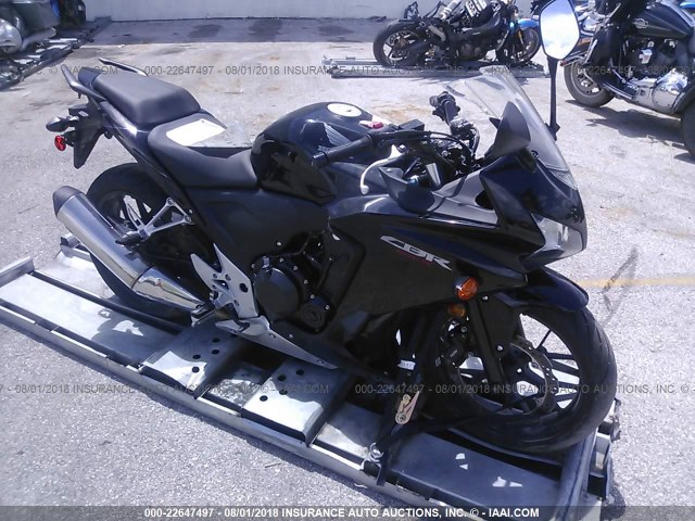 MLHPC4465E5102347 - 2014 HONDA CBR500 R BLACK photo 1