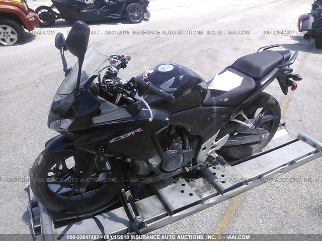 MLHPC4465E5102347 - 2014 HONDA CBR500 R BLACK photo 2