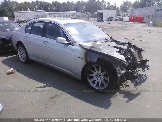 WBAHL83526DT01173 - 2006 BMW 750 I SILVER photo 1