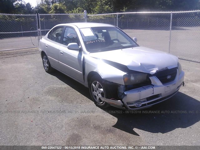 KMHDN46D76U299102 - 2006 HYUNDAI ELANTRA GLS/GT/LIMITED SILVER photo 1