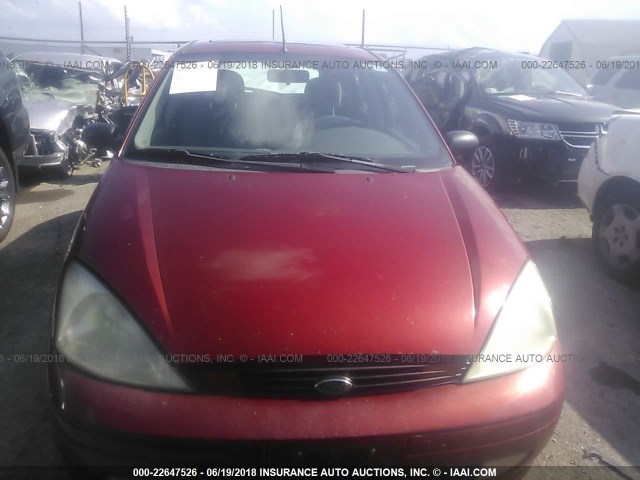 3FAFP37332R113814 - 2002 FORD FOCUS ZX5 RED photo 6