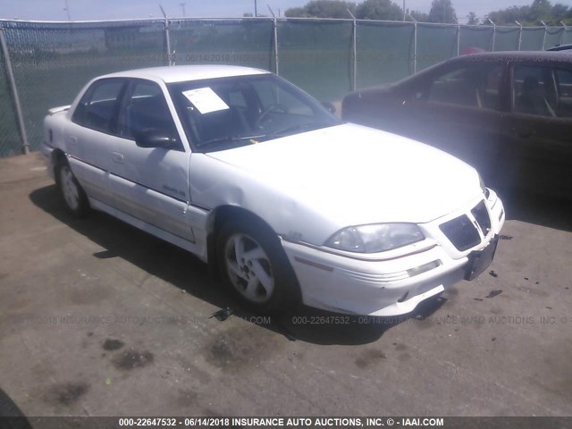 1G2NW55M3RC812101 - 1994 PONTIAC GRAND AM GT WHITE photo 1