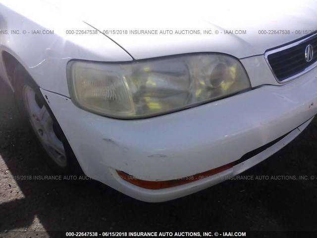 JH4UA2652TC019518 - 1996 ACURA 2.5TL WHITE photo 6