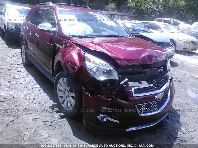 2CNFLFE52B6256638 - 2011 CHEVROLET EQUINOX LTZ MAROON photo 1