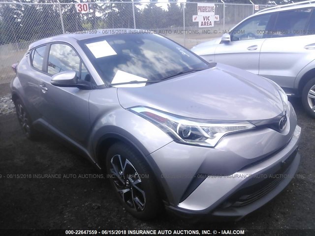 NMTKHMBX2JR023649 - 2018 TOYOTA C-HR XLE/XLE PREMIUM SILVER photo 1