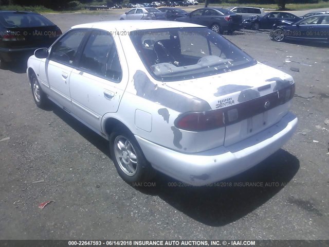 1N4AB41D3XC731382 - 1999 NISSAN SENTRA XE/GXE WHITE photo 3