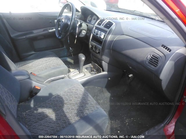 JM1BJ245X21542601 - 2002 MAZDA PROTEGE PR5 红色 照片 5